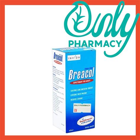 Breacol Cough Syrup Adult 60ml Ubat Batuk Dewasa Shopee Malaysia