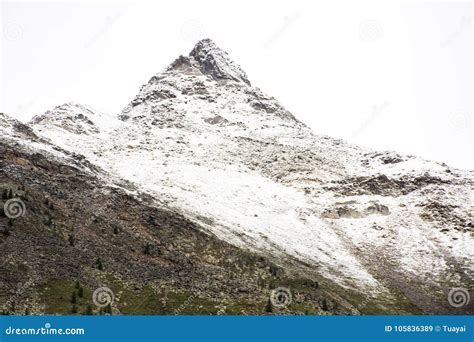 Otztal Alps Mountain in Schnals City in Bolzano, Austria Stock Image ...