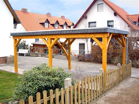 Carport Selber Bauen Holzon Carport Und Berdachung Aus Leimholz