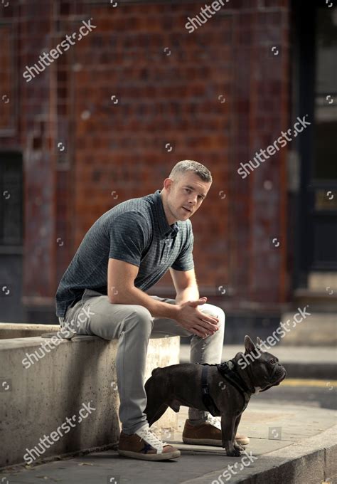 Russell Tovey His Dog Rocky Editorial Stock Photo Stock Image