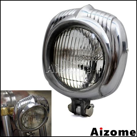 Motorcycle Old School Retro Headlamp Electroline Headlight For Harley