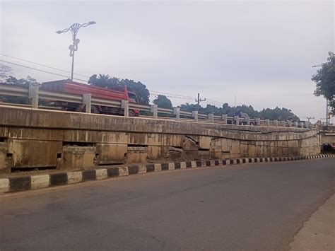 PUPR Samarinda Bakal Perbaiki Dinding Fly Over Jalan Juanda Yang Retak