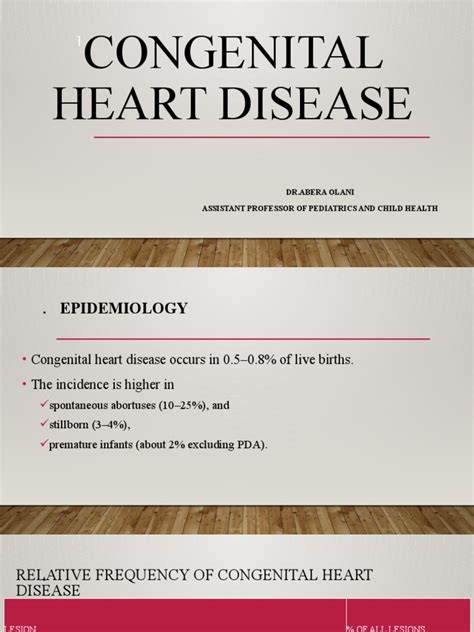 Congenital Heart Disease - Part I | PDF | Congenital Heart Defect | Heart