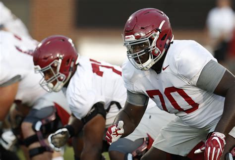 Alabama offensive line-Crimson Tide offensive line-Alex Leatherwood ...