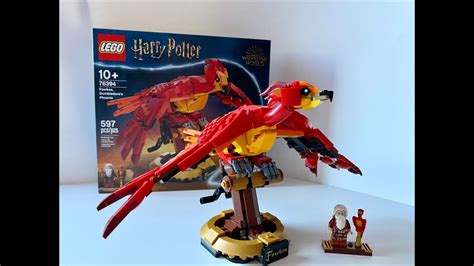 The Lego Review Of Fawkes Dumbledore S Phoenix Youtube