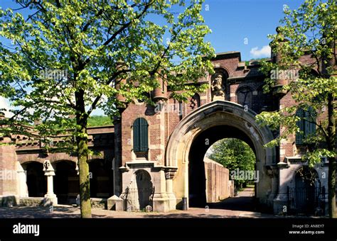 Gate In Naarden Vesting North Holland Stock Photo - Alamy