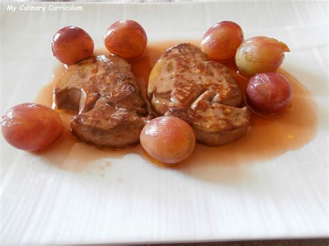 My Culinary Curriculum Foie Gras Cru Po L Au Porto Et Aux Raisins