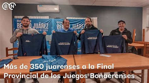 Más de 350 juarenses a la Final Provincial de los Juegos Bonaerenses