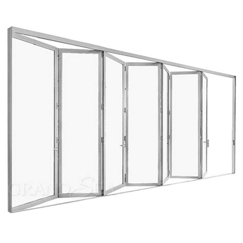 Wholesale Accordion Bi Folding Door Exterior Sliding Ft Patio Glass