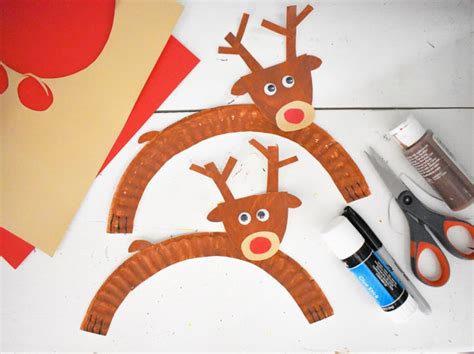 Paper Plate Reindeer Craft Christmas Craft For Kids