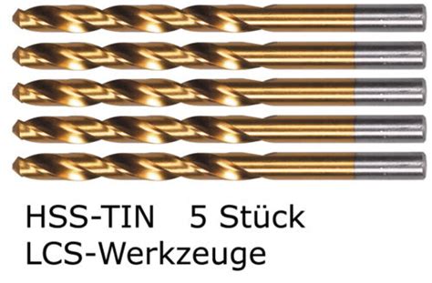 X Hss G Tin Spiralbohrer Mm Hss Tin Metallbohrer Bohrer