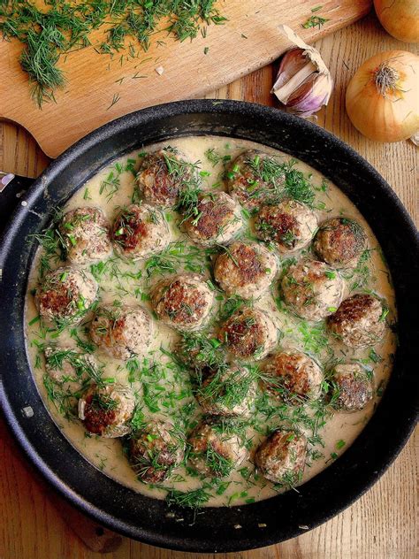 Lekcje W Kuchni Klopsiki W Sosie Koperkowym Meatballs In Creamy Dill