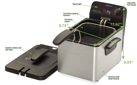 Amazon National Presto 05461 Stainless Steel Pro Fry Immersion