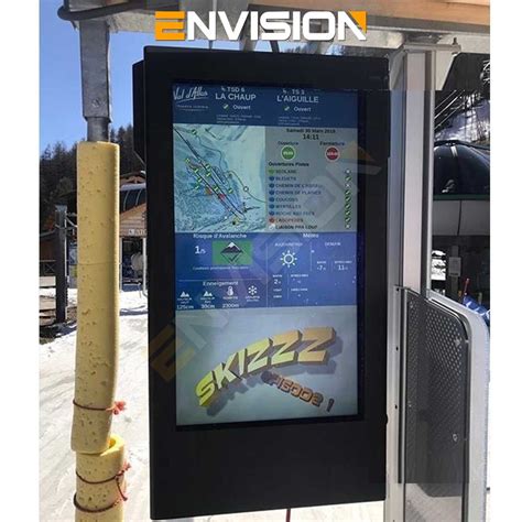 OEM ODM Outdoor Waterproof Bus Stop Digital Signage Open Source Network