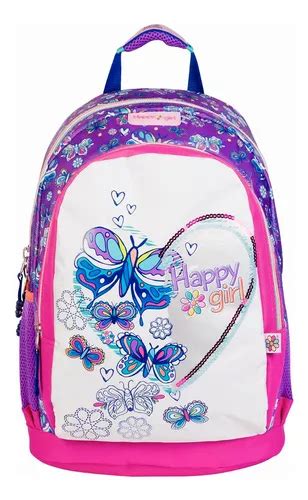 Set Mochila Y Lonchera Happy Girl Mariposa Chenson Meses Sin Intereses