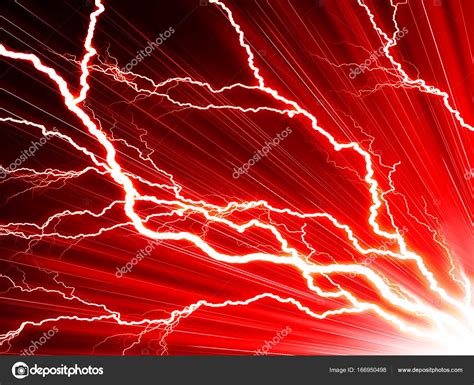 Electric Flash Of Lightning Stock Photo By Merrydolla 166950498