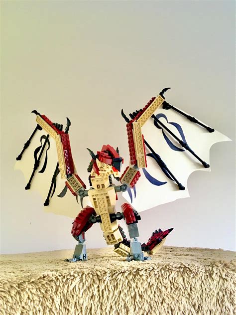 Finished my Lego Rathalos from Monster Hunter : lego