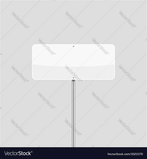 Rectangular traffic sign Royalty Free Vector Image