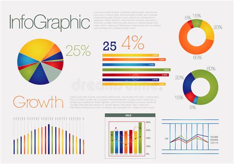 Report With Financial Investment Chart Stock Vector Illustration Of