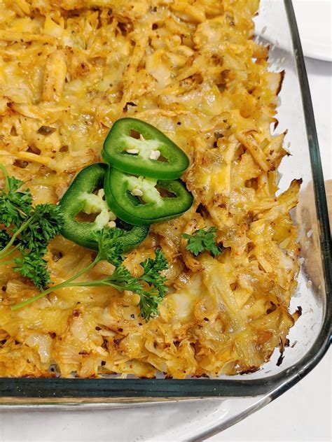 Cheesy Tex Mex Keto Chicken Cabbage Casserole Hayls Kitchen