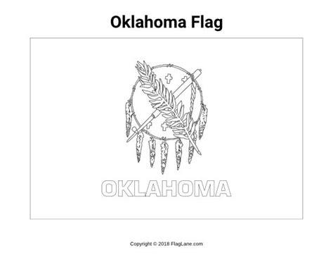 Free Printable Oklahoma Flag Coloring Page Download It At