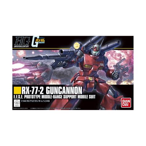 Bandai Mobile Suit Gundam High Grade Hguc Rx Guncannon Model Kit