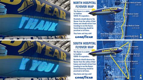 Goodyear Blimp To Fly Over 11 Florida Hospitals To Thank Health Care