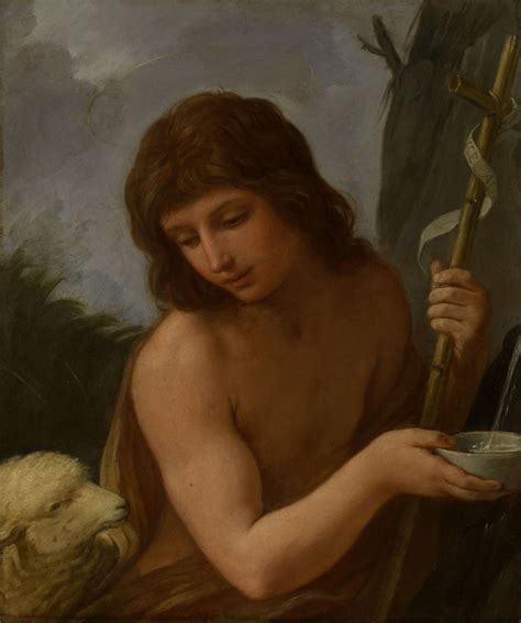 Saint John The Baptist In The Desert Guido Reni Artwork On Useum