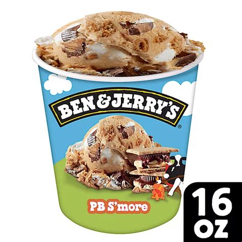 Ben And Jerrys Ice Cream Peanut Butter Smore Pint Safeway