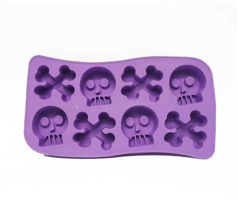 Molde Cubitera Calaveras Hacer Jabón Moldes Calaveras