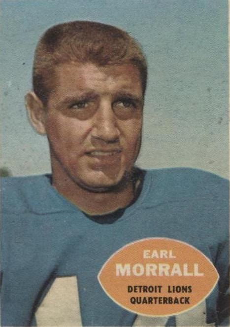 1960 Topps Earl Morrall 41 For Sale EBay