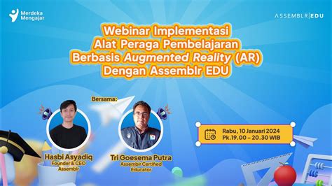 Webinar Implementasi Alat Peraga Pembelajaran Berbasis Augmented