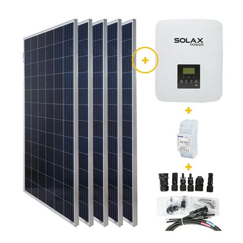 Kit Fotovolt Ico Con Inversor Solax Kw Monof Sico Paneles Solares