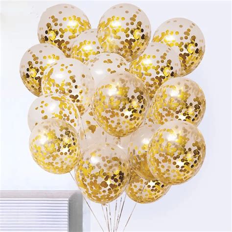 St Cke Inch Geburtstag Luftballons Rose Gold Konfetti Ballon