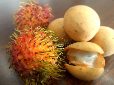 Indonesian Tropical Fruit Tastes Sweet Stock Image Image Of Fruits