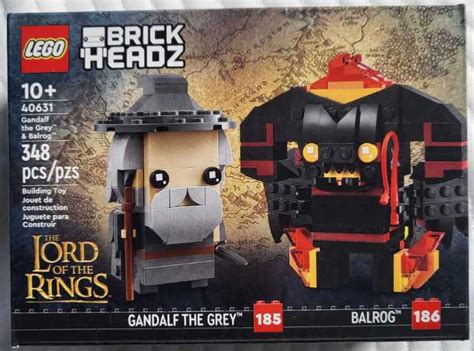 Lego Lotr Gandalf The Grey And Balrog 40631 Set With Battle Minifigures