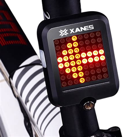 Rockbros Bike Tail Light Smart With Turn Signals Wireless Remote