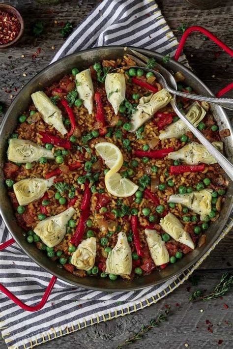 Vegetable Paella Recipe (Vegan + GF) Vegan Huggs