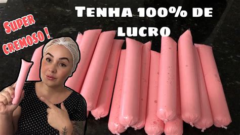 GELADINHO CREMOSO PARA VENDER A 1 REAL IDÊNTICO AO GOURMET YouTube