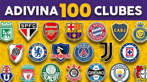 Adivina 100 Clubes De FÚtbol Por Su Escudo ⚽ Test Logos De Equipos Quiz De FÚtbol Youtube