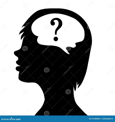 Thinking Head Silhouette