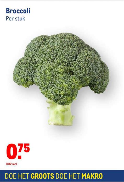 Broccoli Aanbieding Bij Makro 1Folders Nl