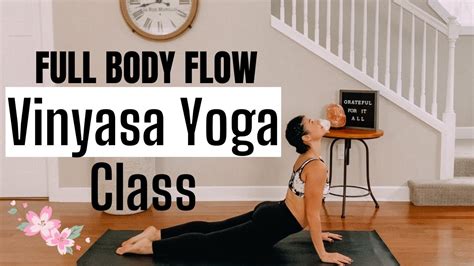 45 MIN INTERMEDIATE YOGA CLASS FULL BODY VINYASA FLOW AT HOME YOGA