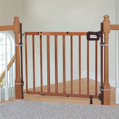 Best Baby Gate For Top Of Stairs With Banister And Wall At