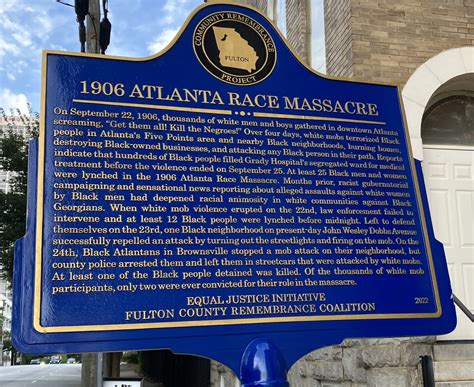 Remembering The 1906 Atlanta Race Massacre Rough Draft Atlanta