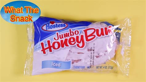 Hostess Jumbo Iced Honey Bun Youtube