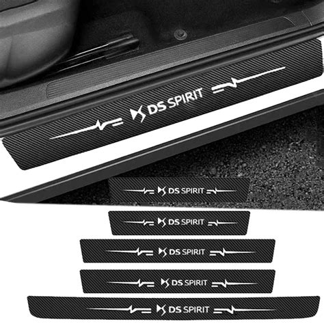 Car Door Sill Threshold Stickers Rear Trunk Protect Decals For Citroen