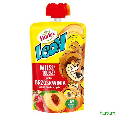 Hortex Leon Mus Owocowo Warzywny Jab Ko Brzoskwinia Banan Marchew Dynia