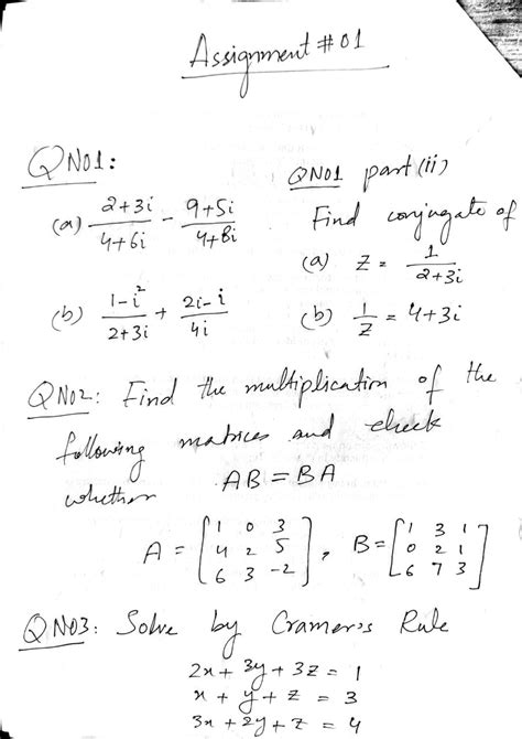 Solved Assignment 01 Qno1 A 2 3 I 4 6 I 9 5 I 4 B I Qno1 Part Ii A Z 1 2 3 I