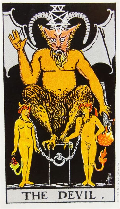 El Diablo En El Tarot Miistico